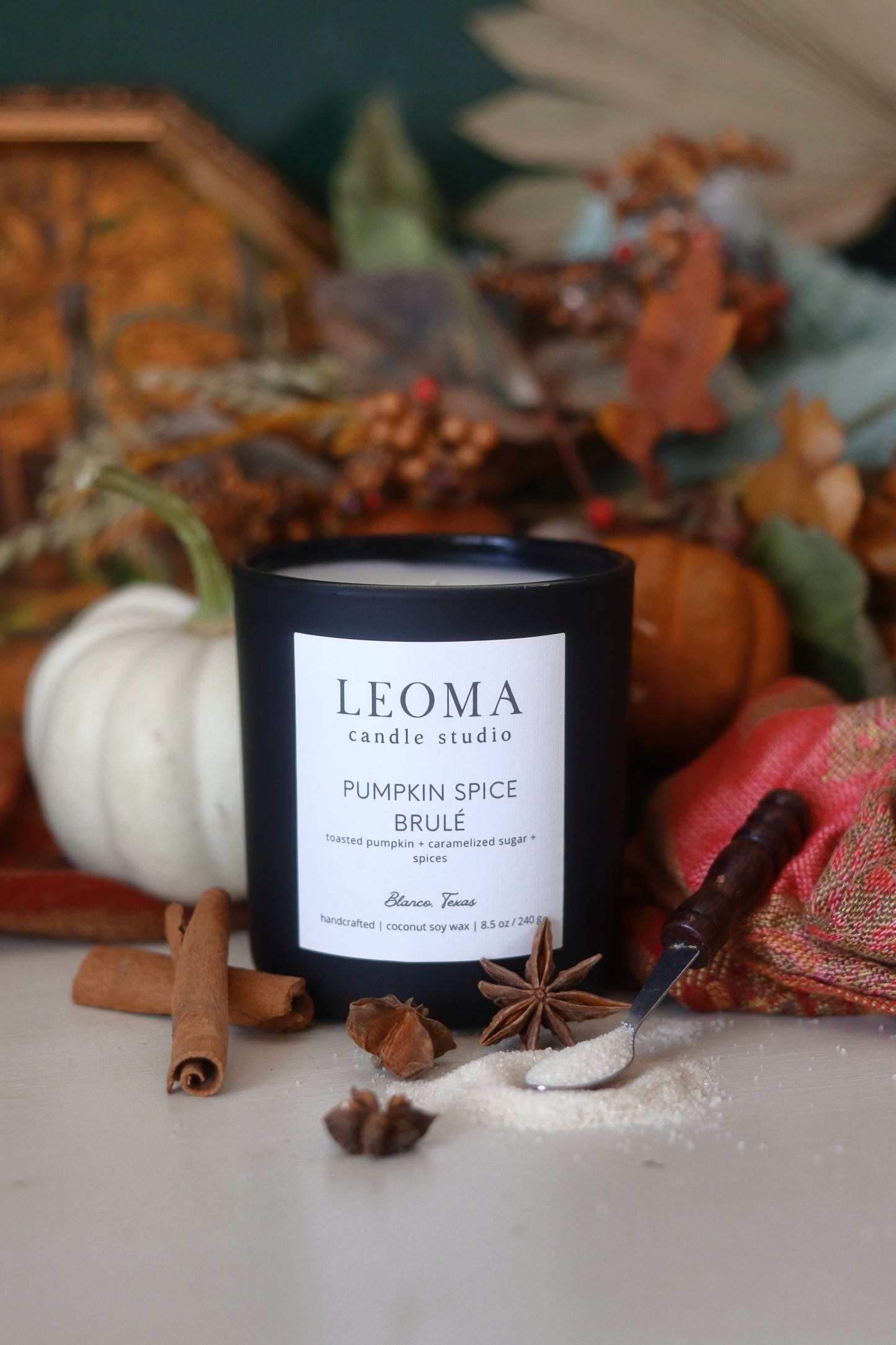 PUMPKIN SPICE BRULÉ  - SOY CANDLE