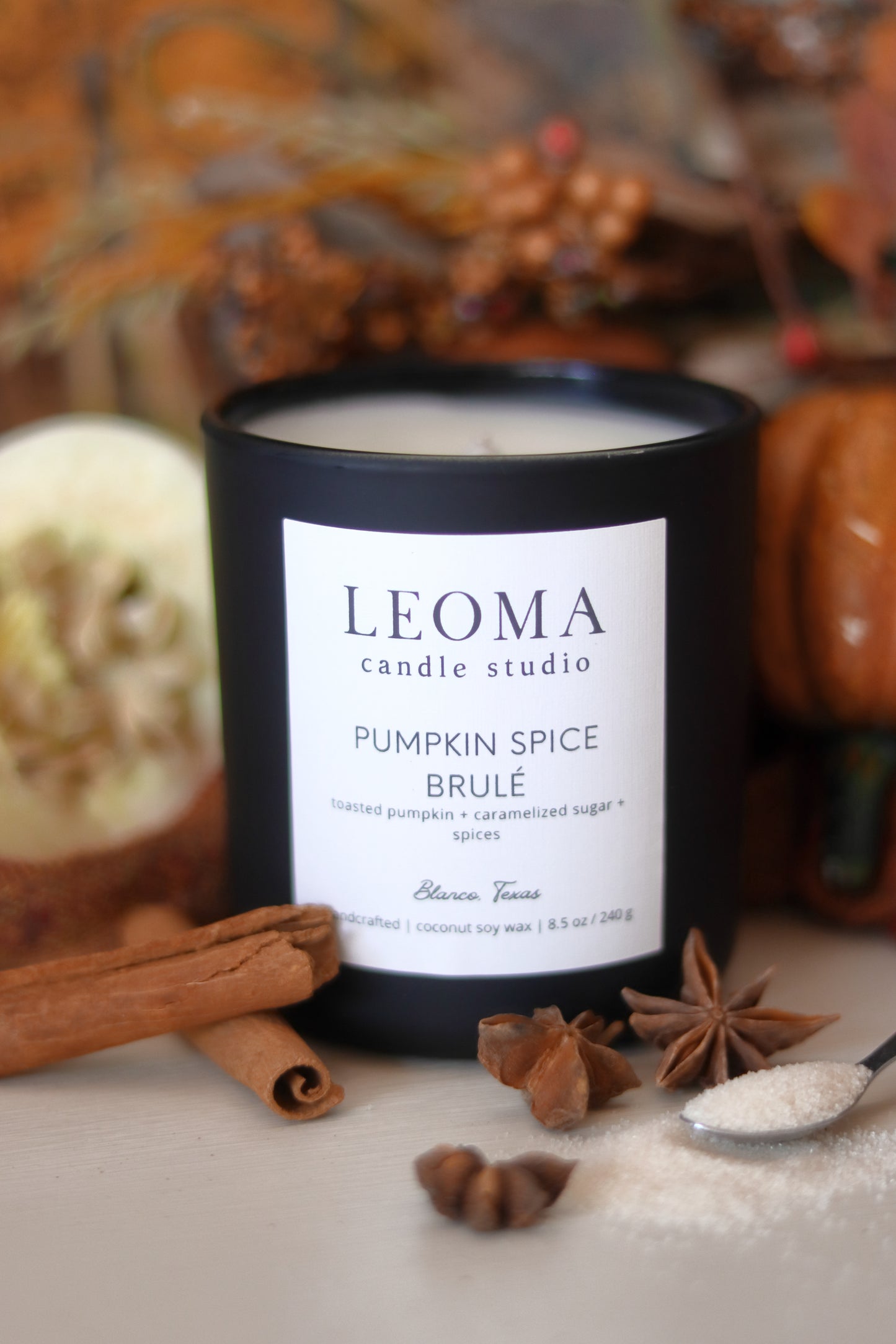 PUMPKIN SPICE BRULÉ  - SOY CANDLE